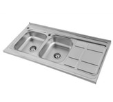 سینک ظرفشویی 60 * 120 روکار نگین الماس