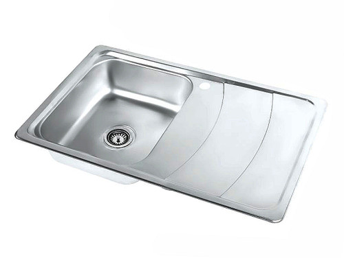 سینک ظرفشویی 50*80 توکار نگین الماس