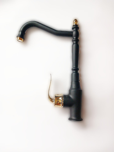 شیر ظرفشویی تکین گستر بامبو مشکی طلایی