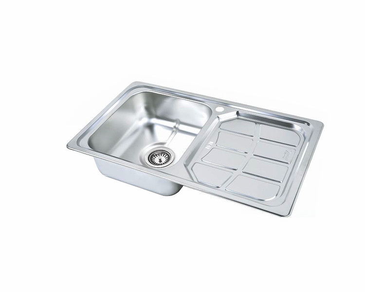 سینک ظرفشویی 50 * 80 توکار با عمق 21