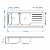 سینک نگین الماس SA02 روکار