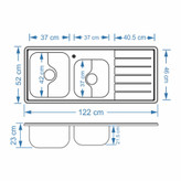 لگوی برش سینک SA103 نگین الماس